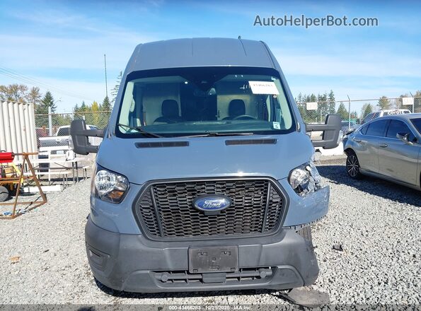 1FTBR3X86MKA54585 2021 FORD TRANSIT-250 Blue Instrument cluster view
