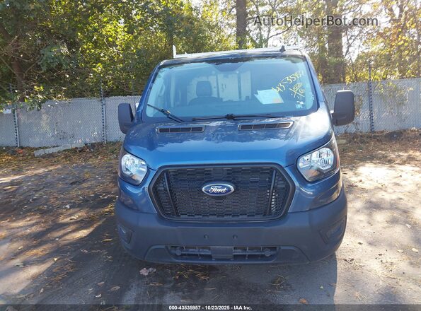 1FTBW1Y84PKB78502 2023 FORD TRANSIT-350 Blue Instrument cluster view