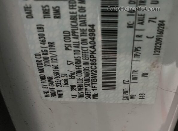 1FTBW2C85PKA04984 2023 FORD TRANSIT-350  Вид задньої частини салону