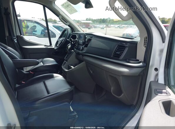 1FTBW3X81MKA65129 2021 FORD TRANSIT-350 White Front interior view
