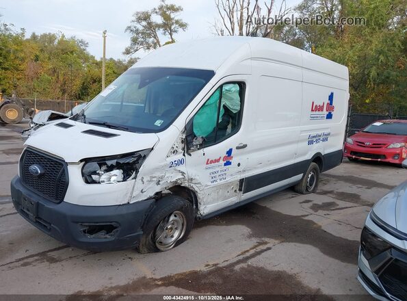 1FTBW3X83MKA14067 2021 FORD TRANSIT-350 White Front left