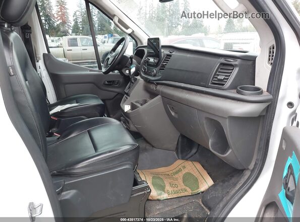 1FTBW3XG5MKA32903 2021 FORD TRANSIT-350 White Widok wnętrza z przodu