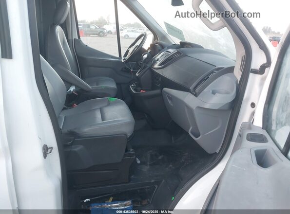 1FTBW3XM8HKA04332 2017 FORD TRANSIT-350 White Widok wnętrza z przodu