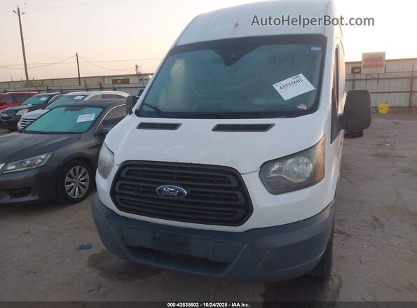 1FTBW3XM8HKA04332 2017 FORD TRANSIT-350 White Widok zestawu wskaźników