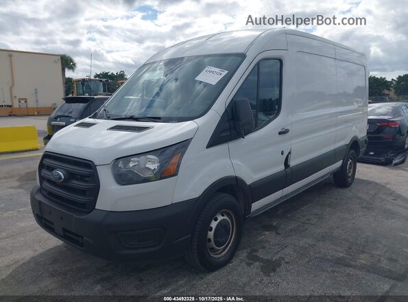 1FTBW9C80LKB21469 2020 FORD TRANSIT-350 White Առջևի ձախ երեք քառորդ տեսարան