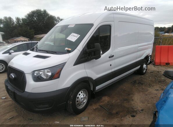 1FTBW9C81RKB08304 2024 FORD TRANSIT-350 White წინა მარცხენა ხედი სამი მეოთხედიდან