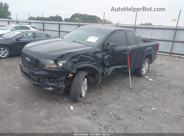 1FTER1EH1LLA19479 2020 FORD RANG Black წინა მარცხენა ხედი სამი მეოთხედიდან