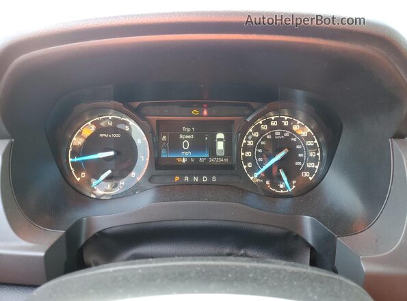 1FTER1EH3NLD24064 2022 FORD RANG White Widok zestawu wskaźników
