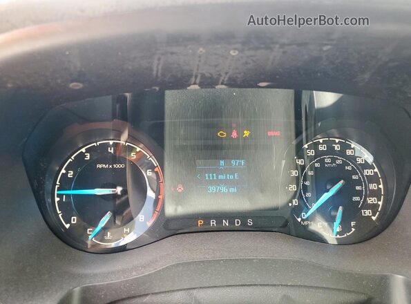 1FTER1EH6NLD39710 2022 FORD RANG White Вид щитка приладів