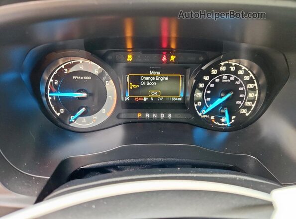 1FTER4EH4NLD02799 2022 FORD RANG Gray Widok zestawu wskaźników