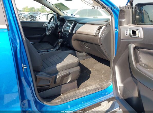 1FTER4EHXMLD09724 2021 FORD RANG Blue Вид салону спереду