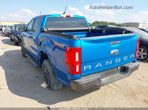 1FTER4EHXMLD09724 2021 FORD RANG Blue Задня ліва чверть