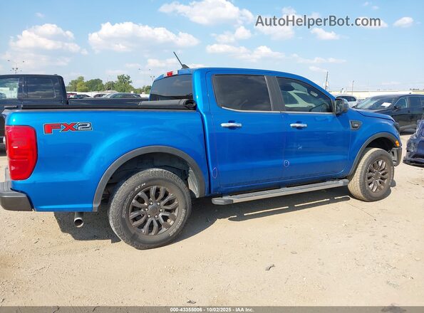 1FTER4EHXMLD09724 2021 FORD RANG Blue Вид задньої частини салону