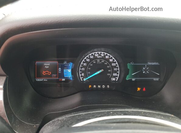 1FTER4FH0LLA00728 2020 FORD RANG Gray Вид щитка приладів