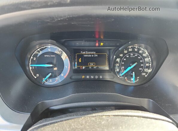 1FTER4FH7KLA17749 2019 FORD RANG White Vista del cuadro de instrumentos