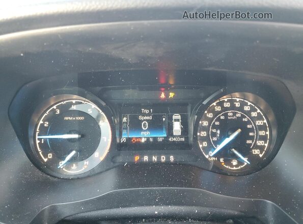 1FTER4FH9KLB12894 2019 FORD RANG Red Вид щитка приладів