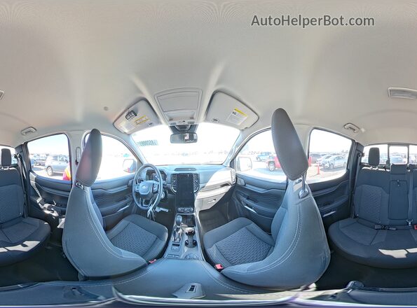 1FTER4HH0RLE58243 2024 FORD RANG Gray სალონის 360-გრადუსიანი ხედი