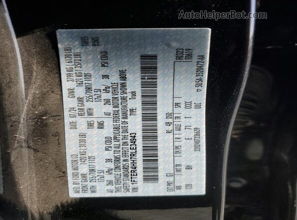 1FTER4HH7RLE34943 2024 FORD RANG Black 