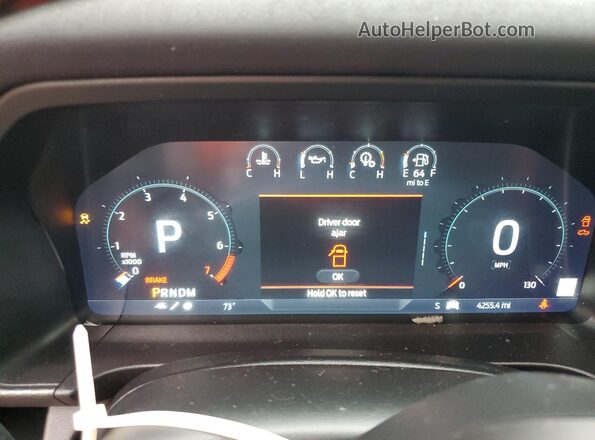 1FTER4LR3SLE11102 2025 FORD RANG Blue Instrument cluster view
