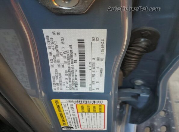 1FTER4LR3SLE11102 2025 FORD RANG Blue Engine compartment view