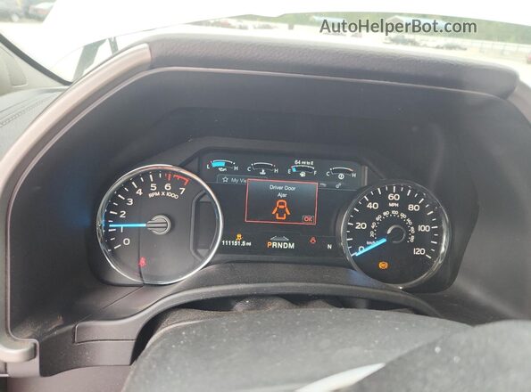 1FTEW1C50LFA96084 2020 FORD F150 Silver ხელსაწყოთა პანელის ხედი