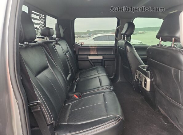 1FTEW1C50LFA96084 2020 FORD F150 Silver უკანა სავარძლების ხედი