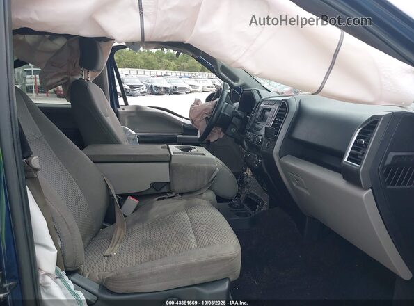 1FTEW1C80GKD04410 2016 FORD F150 Blue Front interior view