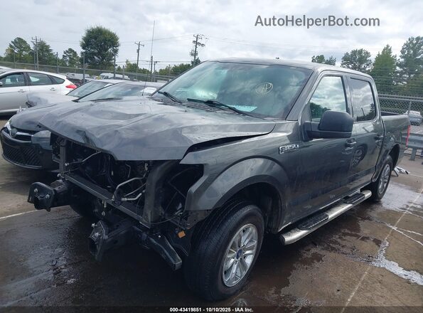 1FTEW1C87GFC45266 2016 FORD F150 Gray Передня ліва чверть