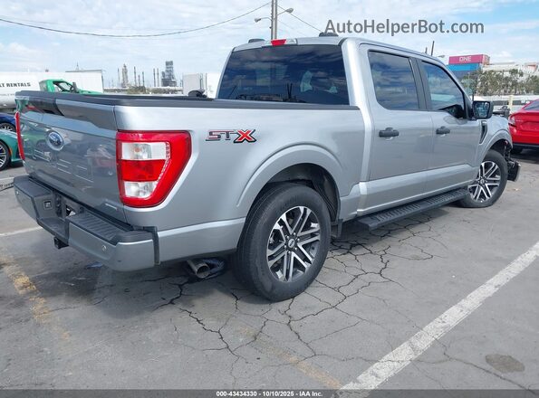1FTEW1CP0NKF24702 2022 FORD F150 Серебряный Задняя правая четверть