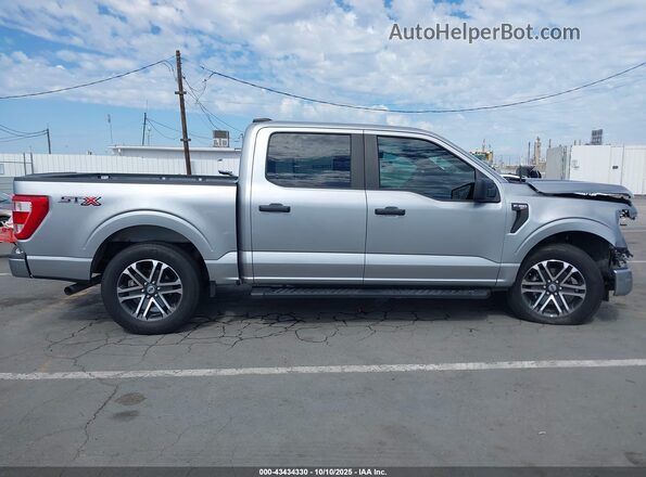 1FTEW1CP0NKF24702 2022 FORD F150 Серебряный Панорамный вид салона 360°
