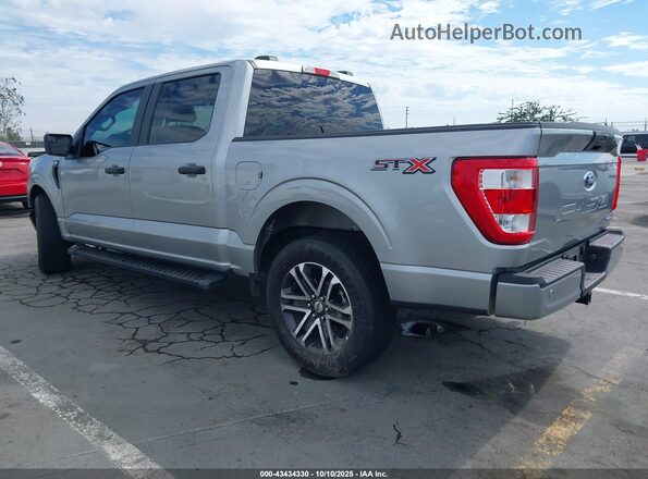 1FTEW1CP0NKF24702 2022 FORD F150 Серебряный Задняя левая четверть