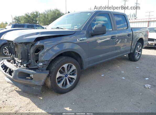 1FTEW1CP6LFC65994 2020 FORD F150 Gray წინა მარცხენა ხედი სამი მეოთხედიდან