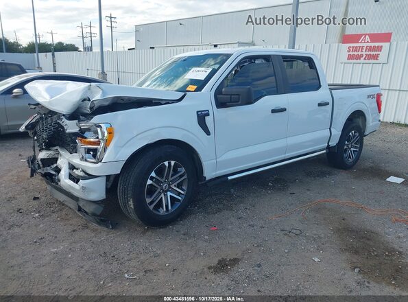 1FTEW1CP6NFA67239 2022 FORD F150 White Передня ліва чверть