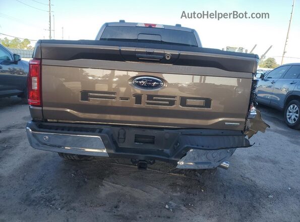 1FTEW1CP7NFC00543 2022 FORD F150 Серый Вид сзади