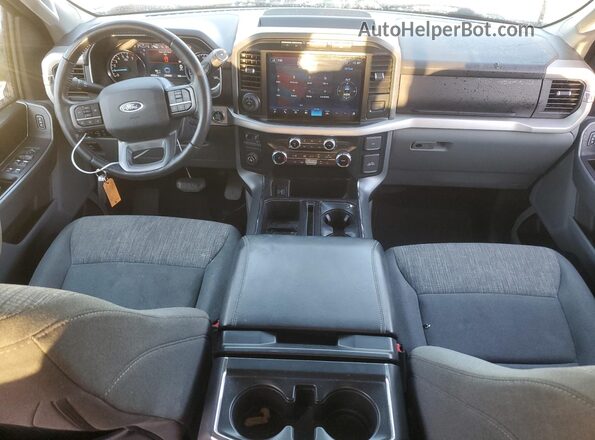 1FTEW1CP7NFC00543 2022 FORD F150 Серый Вид панели приборов