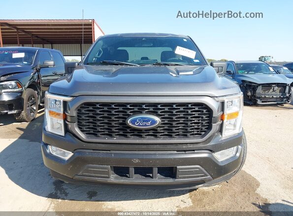 1FTEW1CP8NKD38390 2022 FORD F150 Серый Вид щитка приборов