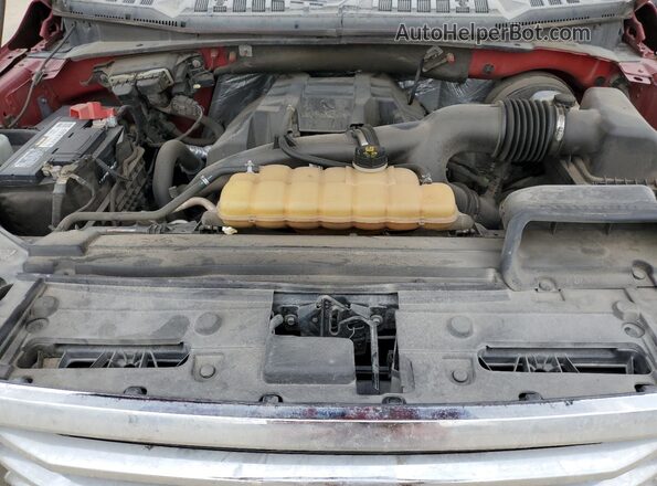1FTEW1CPXGKD50298 2016 FORD F150 Красный Вид задней части салона