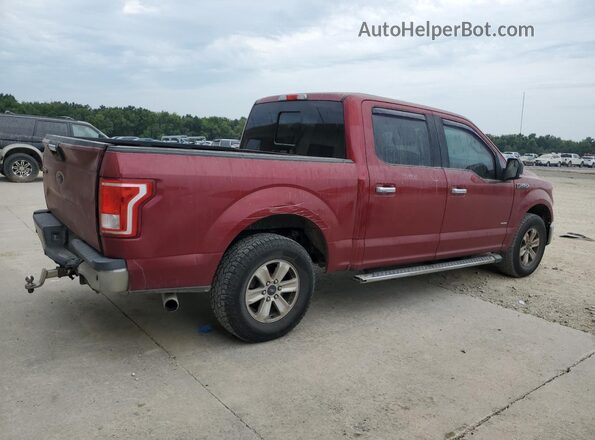 1FTEW1CPXGKD50298 2016 FORD F150 Красный Задняя правая четверть