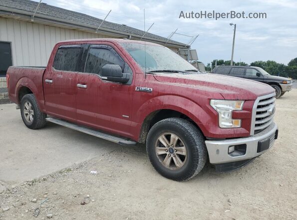 1FTEW1CPXGKD50298 2016 FORD F150 Красный Передняя правая четверть