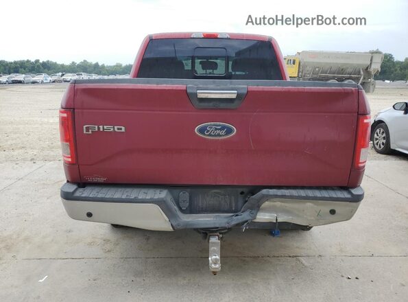 1FTEW1CPXGKD50298 2016 FORD F150 Красный Вид сзади