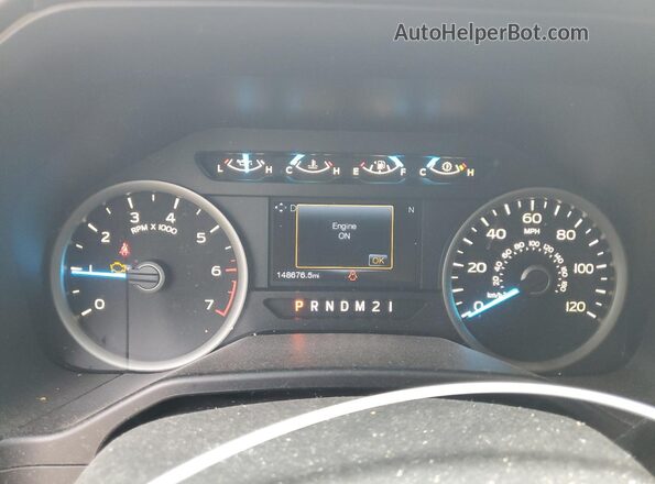 1FTEW1CPXGKD50298 2016 FORD F150 Красный Вид щитка приборов