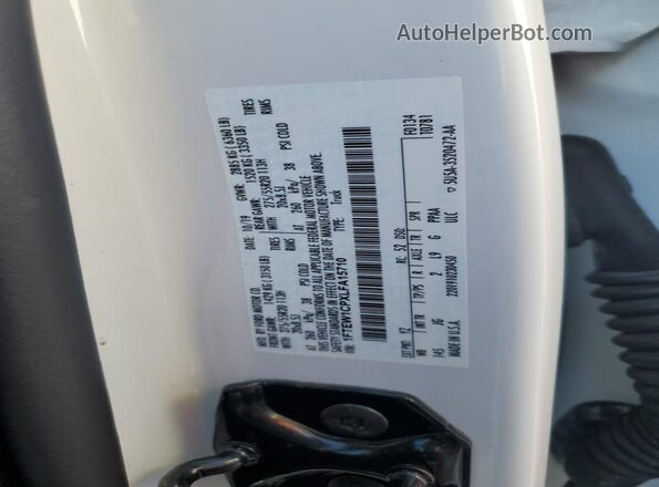1FTEW1CPXLFA15710 2020 FORD F150 White ძრავის განყოფილების ხედი