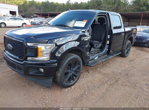 1FTEW1CPXLFC63584 2020 FORD F150 Black Передня ліва чверть