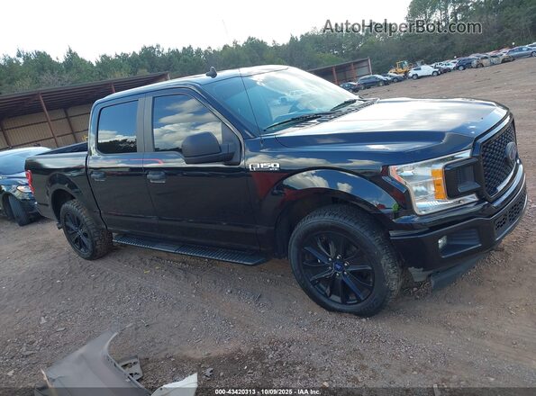 1FTEW1CPXLFC63584 2020 FORD F150 Black Вид задньої частини салону