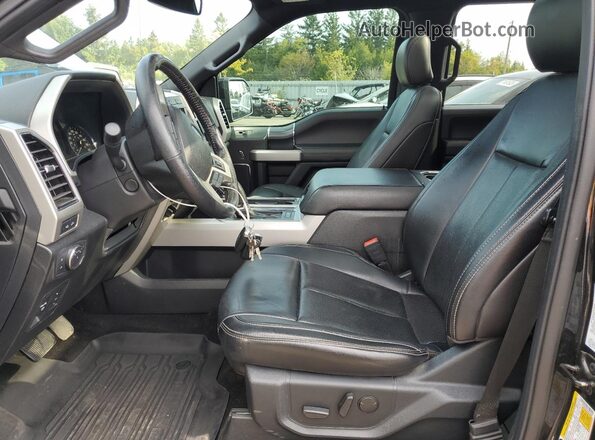 1FTEW1E43LFB16588 2020 FORD F150 Черный Вид салона спереди