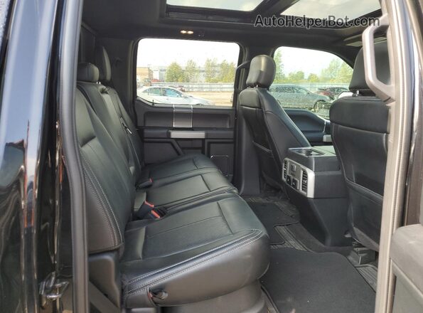 1FTEW1E43LFB16588 2020 FORD F150 Черный Вид задних сидений
