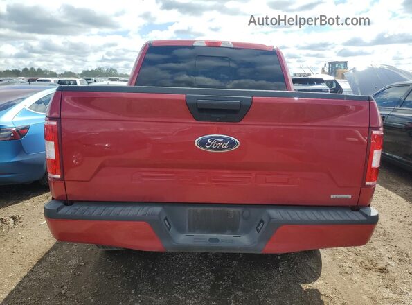 1FTEW1E44LFC21432 2020 FORD F150 Red Widok z tyłu