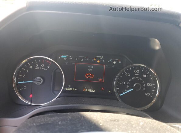 1FTEW1E55LFA27775 2020 FORD F150 Silver Widok zestawu wskaźników