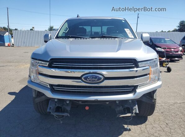 1FTEW1E55LFA27775 2020 FORD F150 Silver Widok z przodu