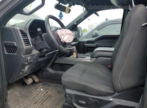 1FTEW1E55LFC46963 2020 FORD F150 Gray წინა სალონის ხედი